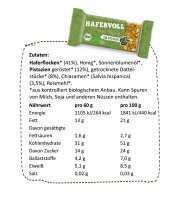 Hafervoll Organic Flapjack Riegel 18er Box Chia & Pistachio