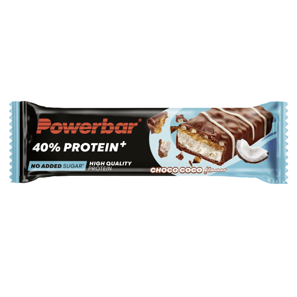 PowerBar 40% Protein+High Protein Low Sugar Riegel