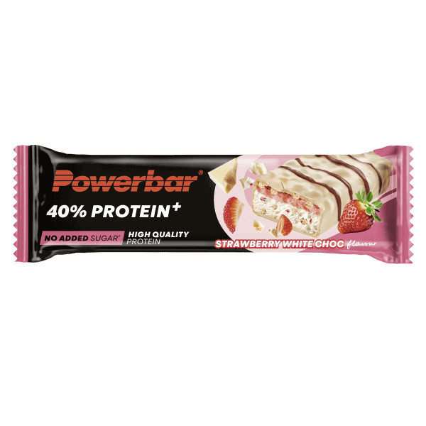 PowerBar 40% Protein+Crisp Riegel  Strawberry White Choc