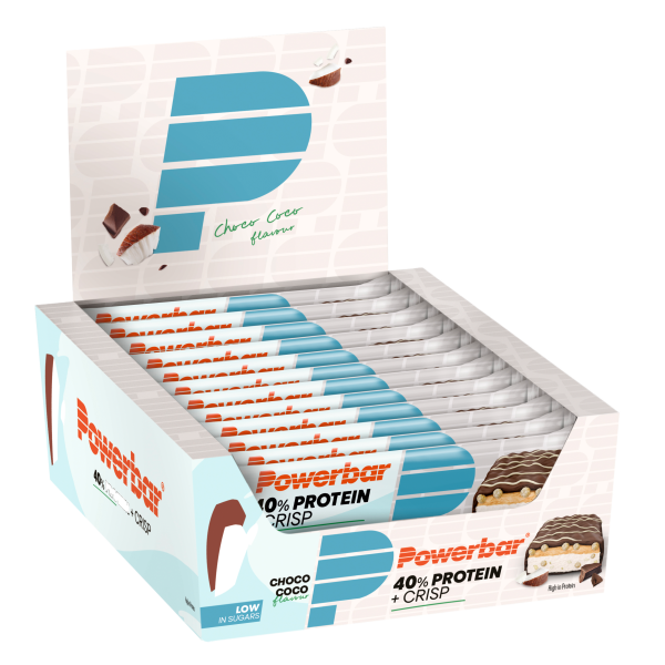 PowerBar 40% Protein+Crisp Riegel 12er Box