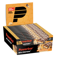 PowerBar 40% Protein+High Protein Low Sugar Riegel 12er Box