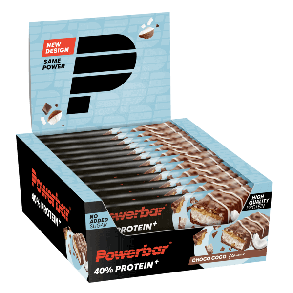 PowerBar 40% Protein+Crisp Riegel 12er Box Choco Coco