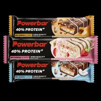 PowerBar 40% Protein+Crisp Riegel 12er Box Gemischt