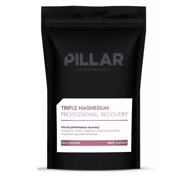 Pillar Performance - Triple Magnesium 200g Pulver (Beutel) Natural Berry