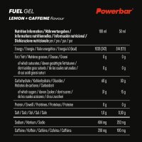 PowerBar Fuel Gel 30 Lemon + Koffein
