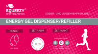 Squeezy Liquid Energy Gel Refiller 1000ml Wassermelone