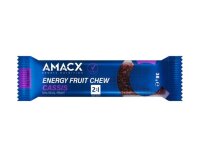 AMACX Energy Fruit Chew Gummiriegel 5er Pack Schwarze Johannisbeere