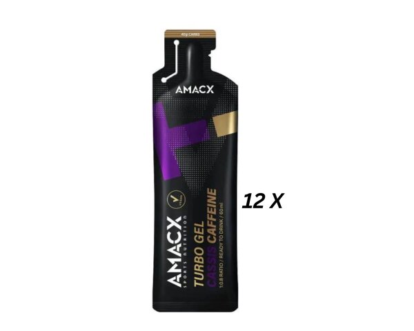 AMACX Turbo Gel  12er Box Johannisbeere+Koffein