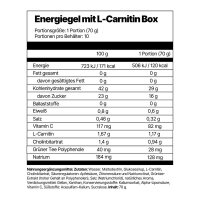 4Endurance Pro Energy Gel mit L-Carnitin 10er Box