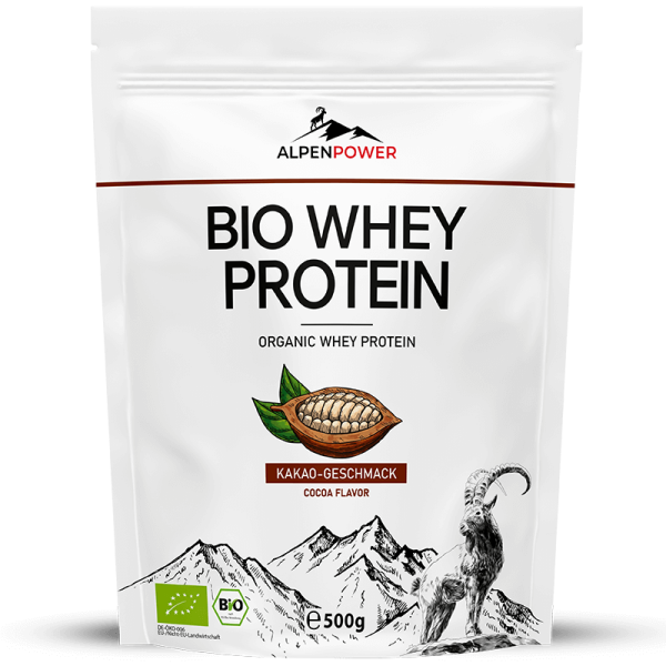 AlpenPower Bio Whey Protein 500 g Kakao