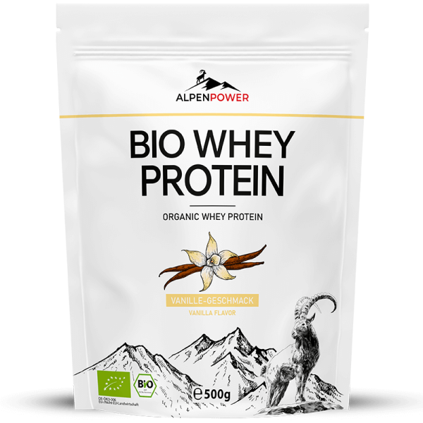 AlpenPower Bio Whey Protein 500 g Vanille