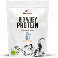 AlpenPower Bio Whey Protein 500 g Zitrone