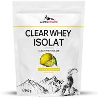AlpenPower Clear Whey Isolat 500 g Zitrone