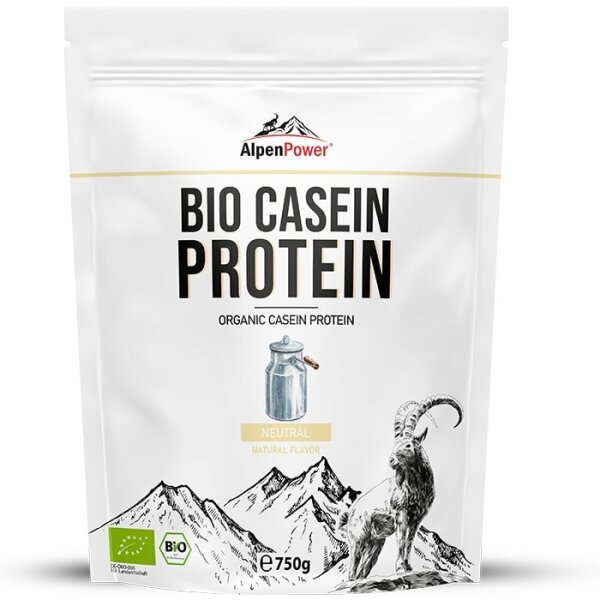 AlpenPower Bio Casein Protein Neutral 750 g
