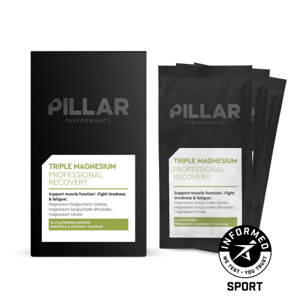 Pillar Performance - Triple Magnesium Travel Pack 15x5g Pineapple Coconut