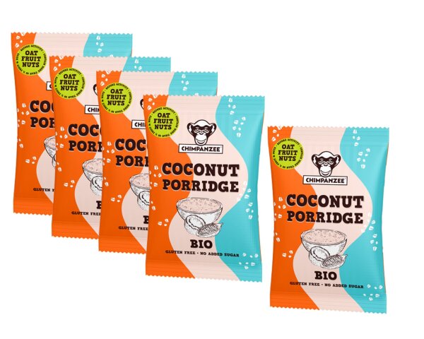 Chimpanzee Porridge Portionsbeutel  5er Pack Coconut