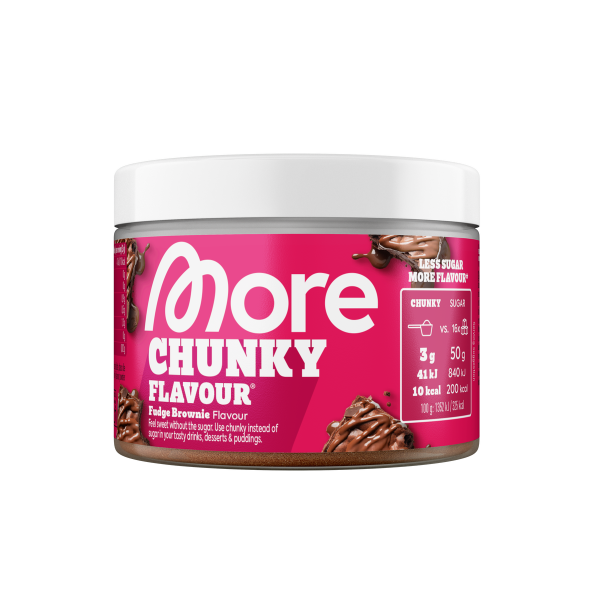More Nutrition Chunky Flavour 150g Dose Fudge Brownie