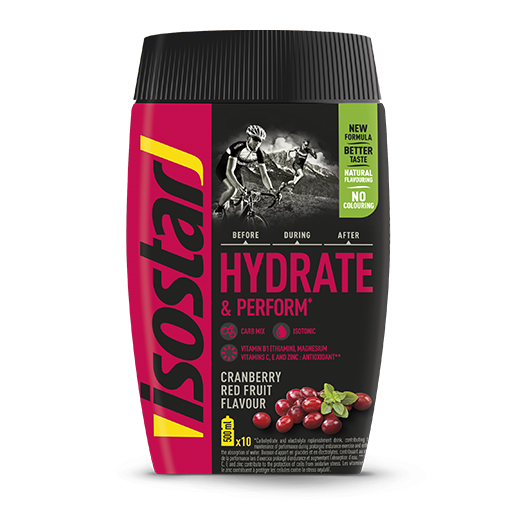 Isostar Hydrate & Perform Pulverdose 400g Cranberry